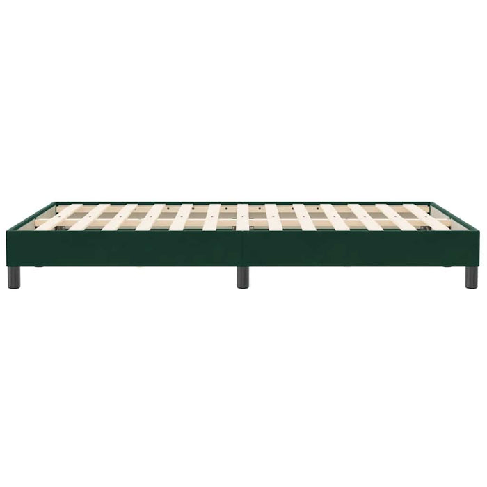Cadru de pat fără saltea Verde închis 120x210 cm catifea - WALTI WALTI