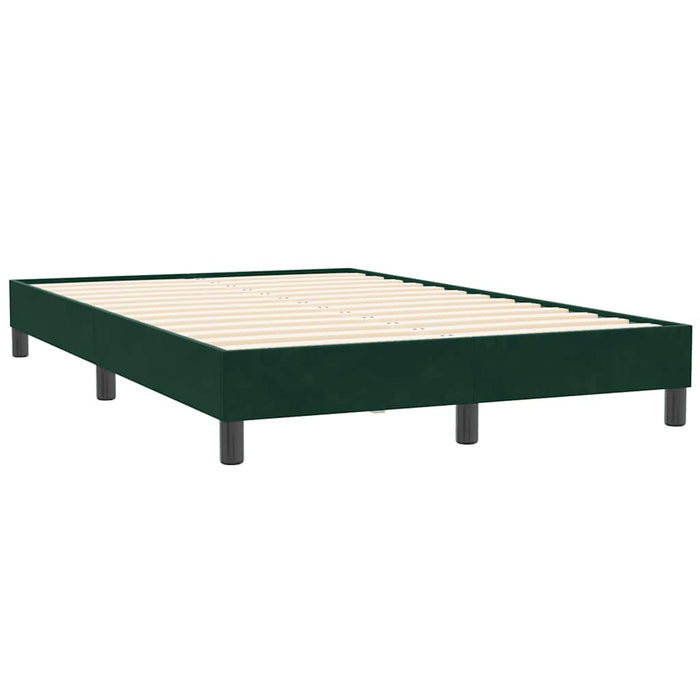 Cadru de pat fără saltea Verde închis 120x210 cm catifea - WALTI WALTI