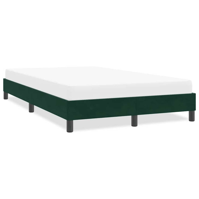 Cadru de pat fără saltea Verde închis 120x210 cm catifea - WALTI WALTI