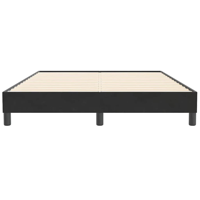 Cadru de pat fără saltea Negru 140x210 cm catifea - WALTI WALTI