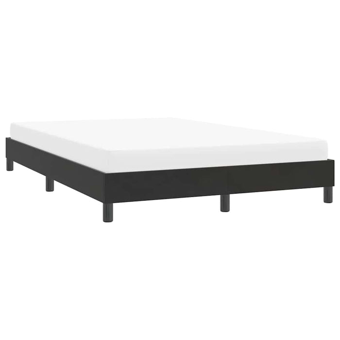 Cadru de pat fără saltea neagră 160x210 cm catifea - WALTI WALTI