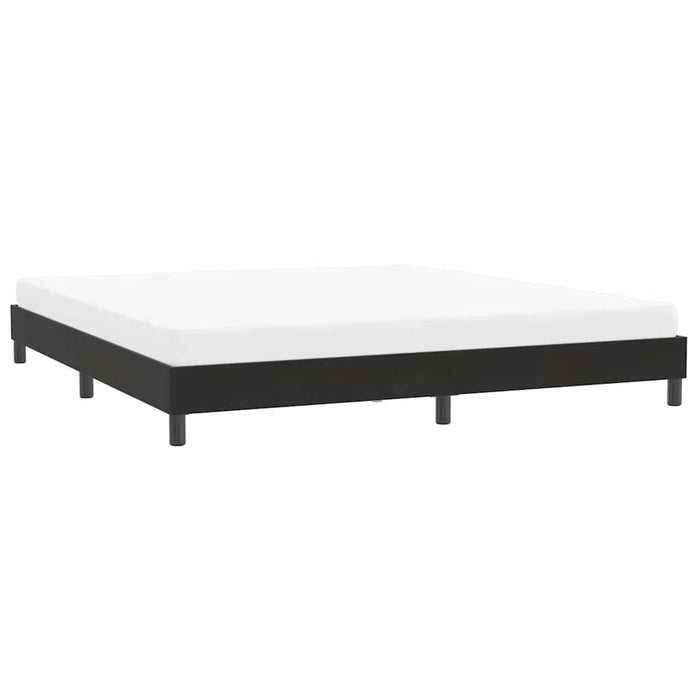 Cadru de pat fără saltea Negru 200x210 cm catifea - WALTI WALTI