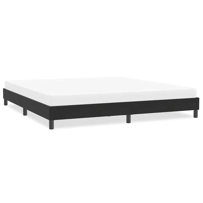 Cadru de pat fără saltea Negru 200x210 cm catifea - WALTI WALTI