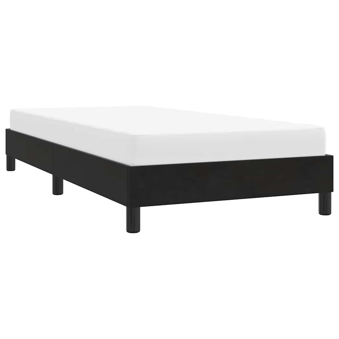 Cadru de pat fără saltea Negru 80x220 cm catifea - WALTI WALTI