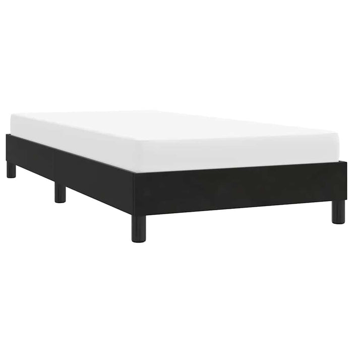 Cadru de pat fără saltea Negru 90x220 cm catifea - WALTI WALTI