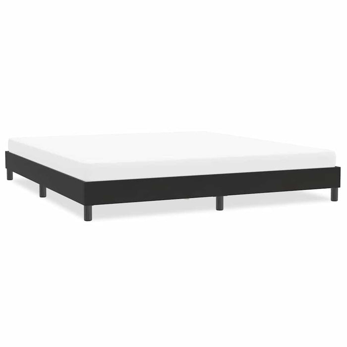 Cadru de pat fără saltea Negru 200x220 cm catifea - WALTI WALTI