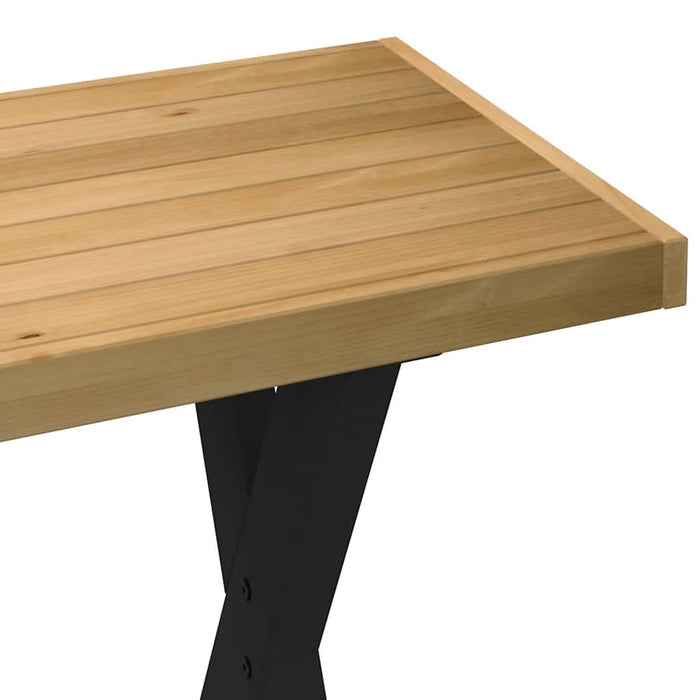 Birou NOAIN Picioare în formă X 120x50x75 cm lemn masiv de pin - WALTI WALTI