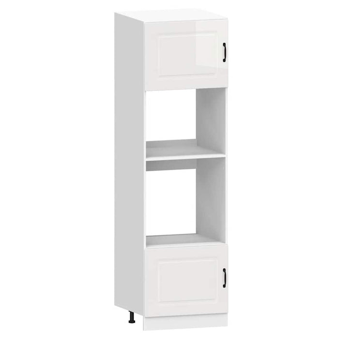 Set dulap de bucătărie 7 piese „Kalmar” alb lucios Lemn - WALTI WALTI