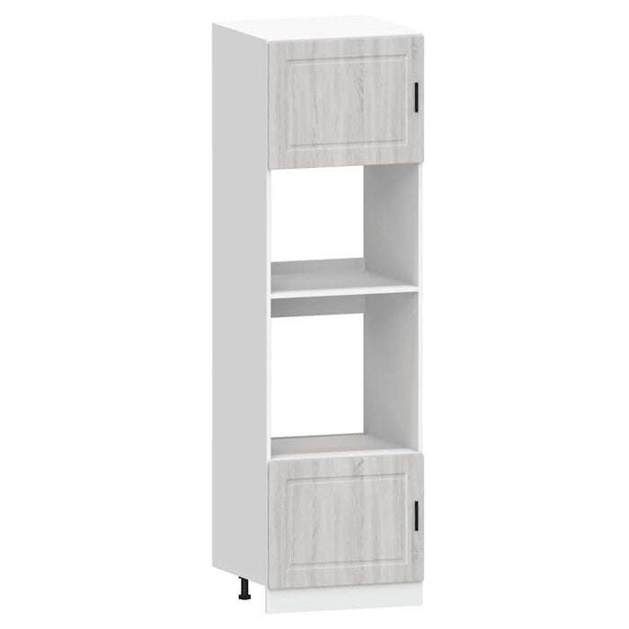 Set de dulapuri de bucătărie 7 piese „Kalmar” lemn Sonoma gri - WALTI WALTI