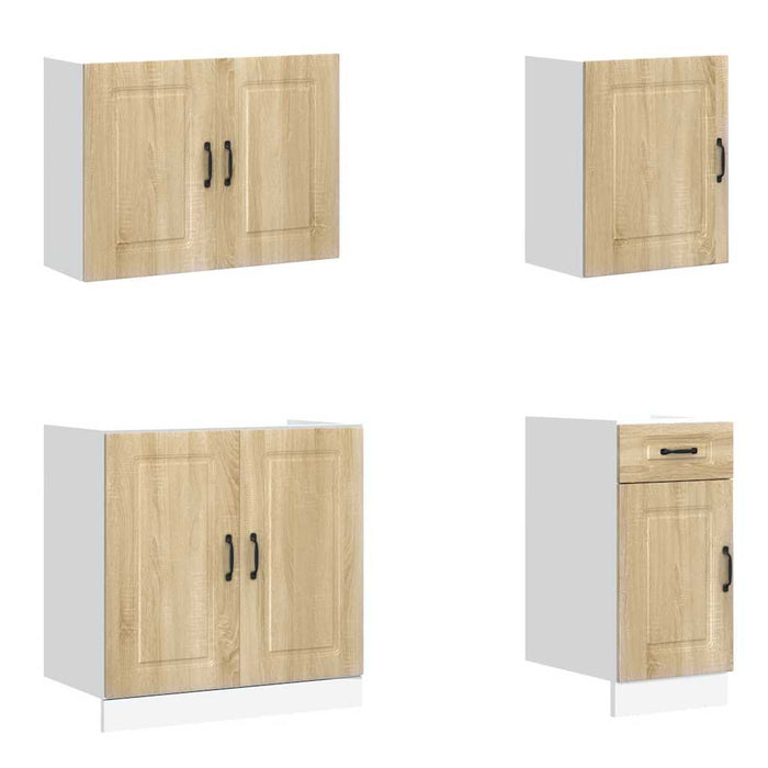 Set dulap de bucătărie din 7 piese „Kalmar” lemn stejar Sonoma - WALTI WALTI