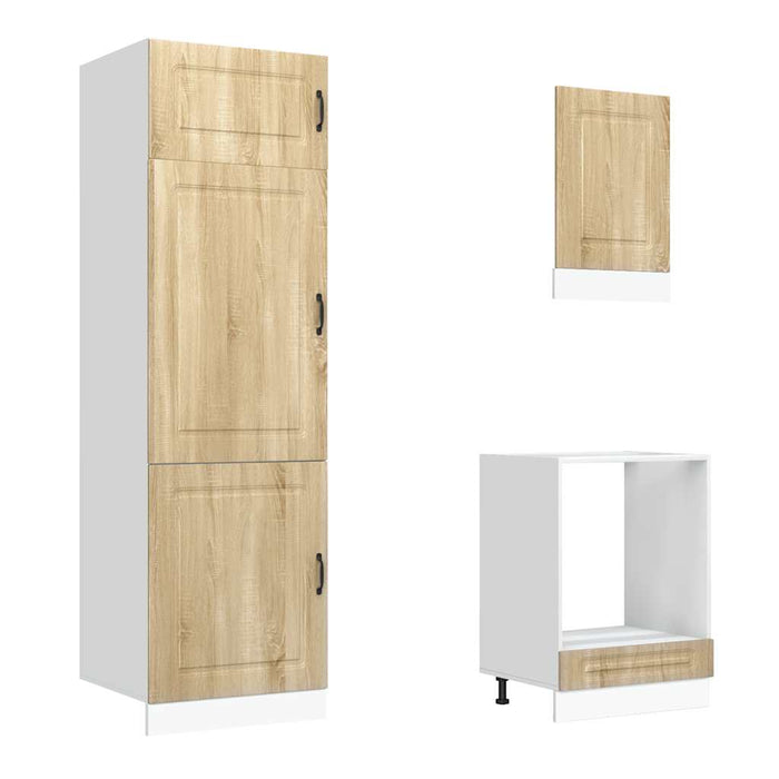 Set dulap de bucătărie din 7 piese „Kalmar” lemn stejar Sonoma - WALTI WALTI