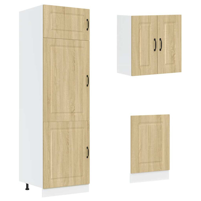 Set dulap de bucătărie din 8 piese „Kalmar” lemn stejar Sonoma - WALTI WALTI