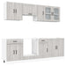 Set de dulapuri de bucătărie 8 piese „Kalmar” lemn Sonoma gri - WALTI WALTI