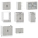 Set de dulapuri de bucătărie 8 piese „Kalmar” lemn Sonoma gri - WALTI WALTI