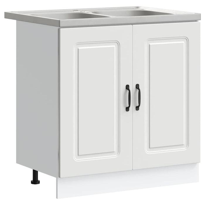 Dulap de bucătărie Kalmar Alb 80 x 46 x 81,5 cm Lemn compozit - WALTI WALTI