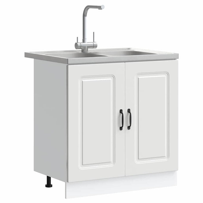 Dulap de bucătărie Kalmar Alb 80 x 46 x 81,5 cm Lemn compozit - WALTI WALTI