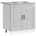 Dulap de bucătărie Kalmar Gri din beton 80 x 46 x 81,5 cm - WALTI WALTI