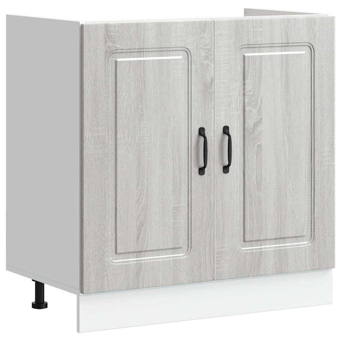 Dulap de bucătărie cu ușă Kalmar Gri Sonoma 80 x 46 x 81,5 cm - WALTI WALTI