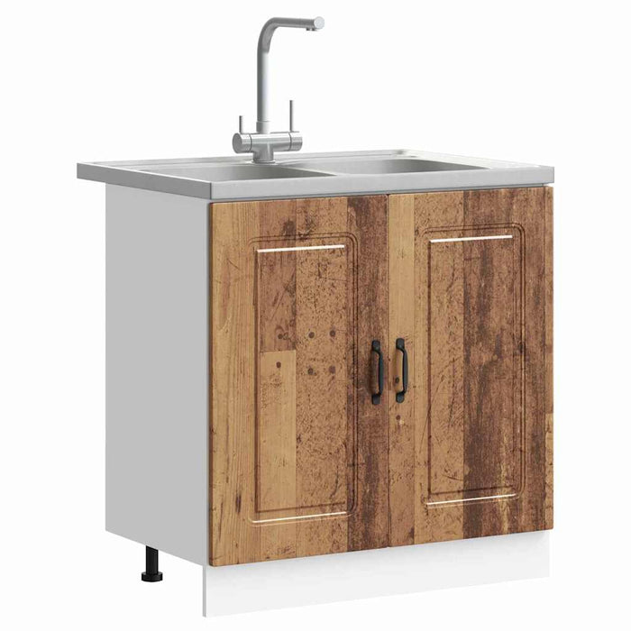 Dulap de bucătărie cu ușă Kalmar Lemn vechi 80 x 46 x 81,5 cm - WALTI WALTI