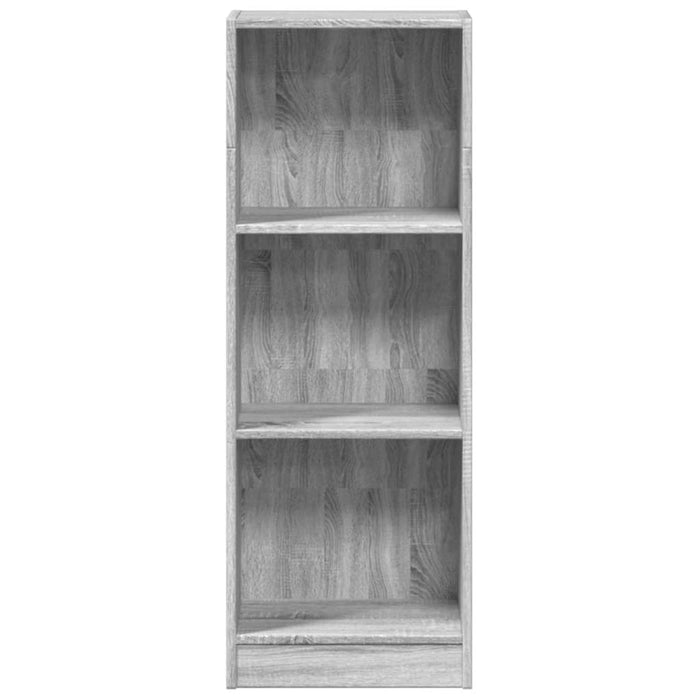 Bibliotecă, gri sonoma, 40x24x109 cm, lemn prelucrat - WALTI WALTI