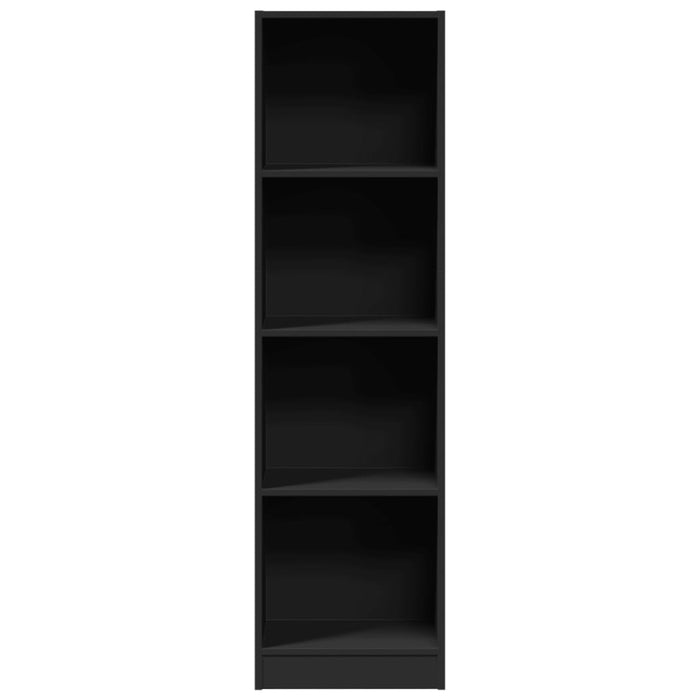 Bibliotecă, negru, 40x24x143 cm, lemn prelucrat - WALTI WALTI