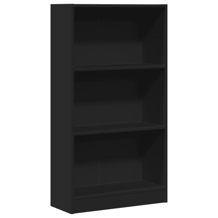 Bibliotecă, negru, 60x24x109 cm, lemn prelucrat - WALTI WALTI