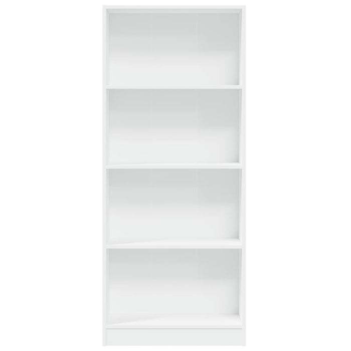 Bibliotecă, alb, 60x24x143 cm, lemn prelucrat - WALTI WALTI