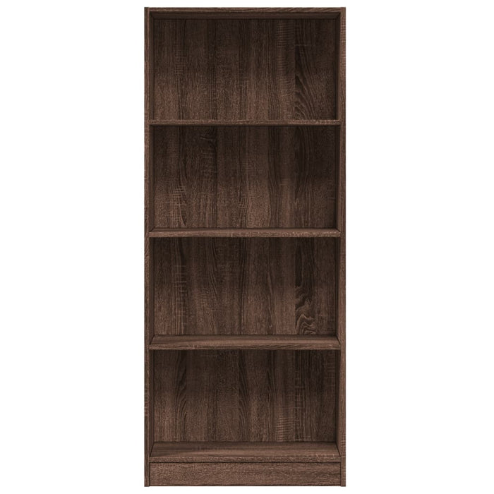 Bibliotecă, stejar maro, 60x24x143 cm, lemn prelucrat - WALTI WALTI