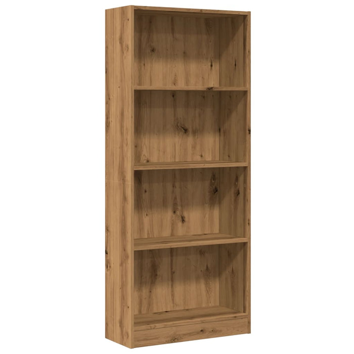 Bibliotecă, stejar artizanal, 60x24x143 cm, lemn prelucrat - WALTI WALTI