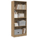 Bibliotecă, stejar artizanal, 60x24x143 cm, lemn prelucrat - WALTI WALTI