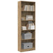 Bibliotecă stejar artizanal 60x24x176 cm lemn stratificat - WALTI WALTI