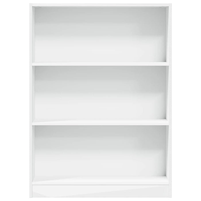 Bibliotecă, alb, 80x24x109 cm, lemn prelucrat - WALTI WALTI