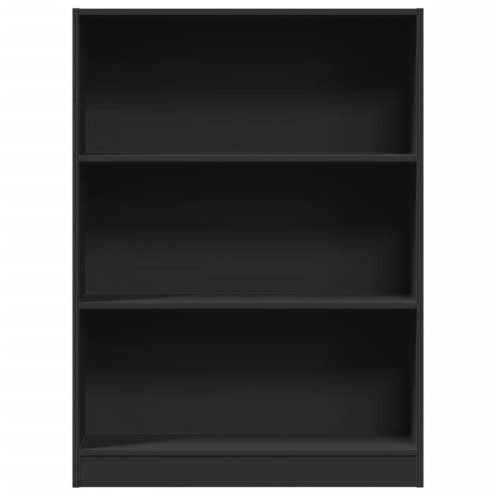 Bibliotecă, negru, 80x24x109 cm, lemn prelucrat - WALTI WALTI