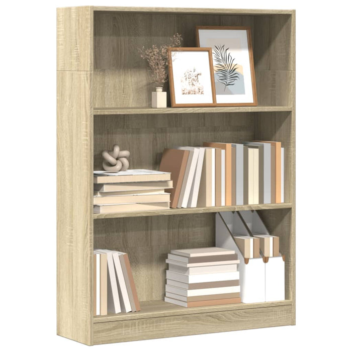 Bibliotecă, stejar sonoma, 80x24x109 cm, lemn prelucrat - WALTI WALTI