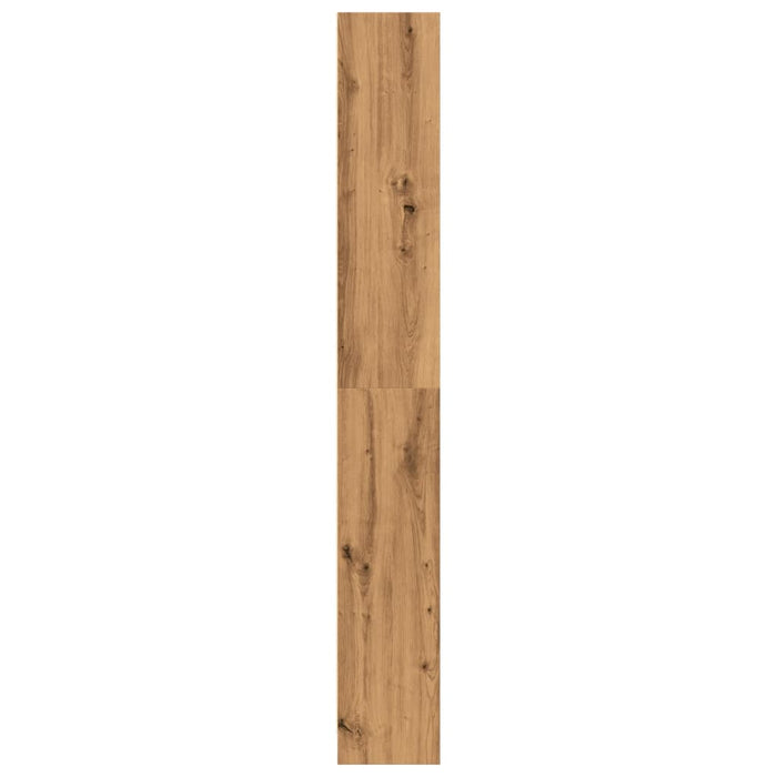Bibliotecă, stejar artizanal, 80x24x176 cm, lemn prelucrat - WALTI WALTI