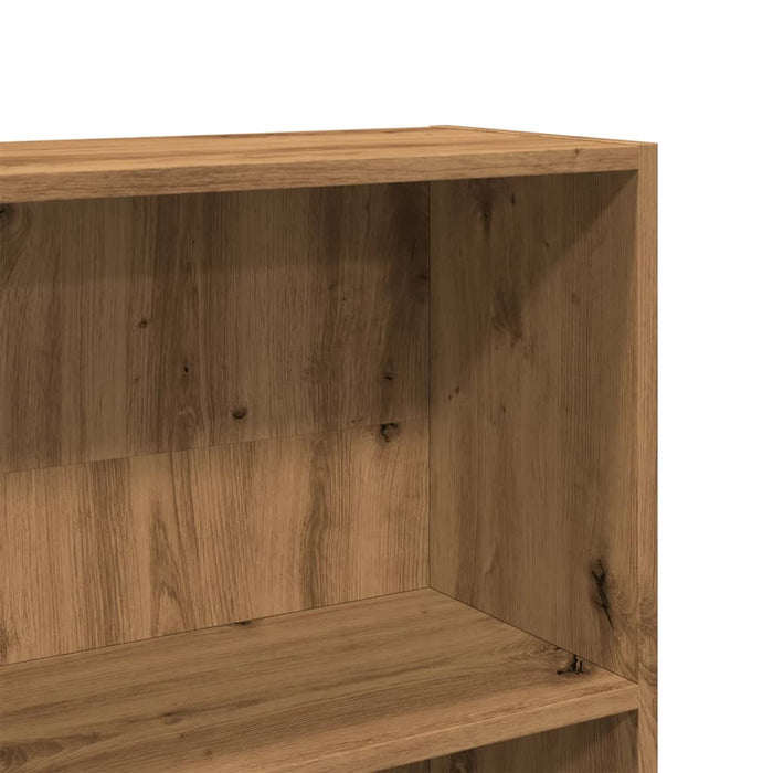 Bibliotecă, stejar artizanal, 80x24x176 cm, lemn prelucrat - WALTI WALTI