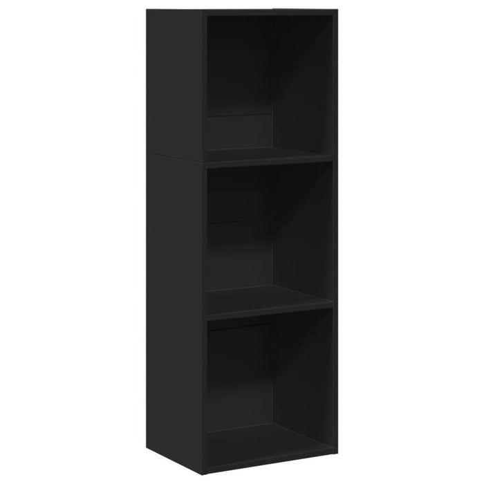 Bibliotecă, negru, 40x30x114 cm, lemn prelucrat - WALTI WALTI