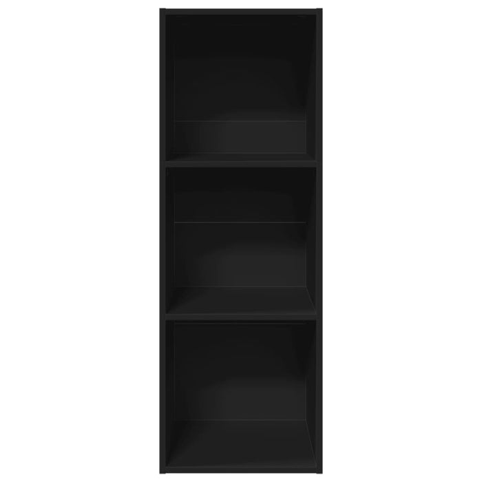 Bibliotecă, negru, 40x30x114 cm, lemn prelucrat - WALTI WALTI