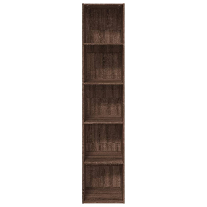 Bibliotecă, stejar maro, 40x30x189 cm, lemn prelucrat - WALTI WALTI