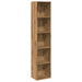 Bibliotecă, stejar artizanal, 40x30x189 cm, lemn prelucrat - WALTI WALTI