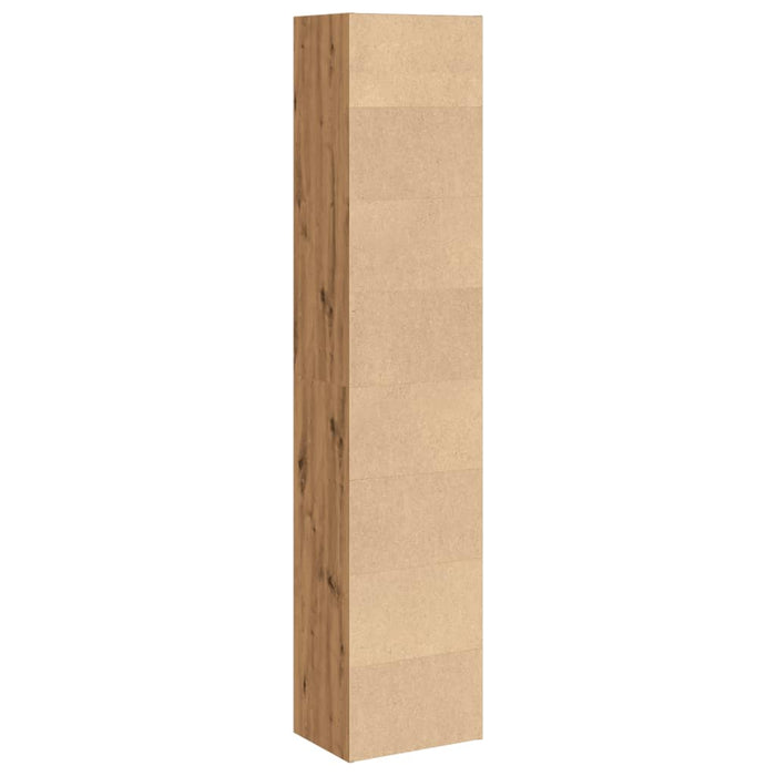Bibliotecă, stejar artizanal, 40x30x189 cm, lemn prelucrat - WALTI WALTI