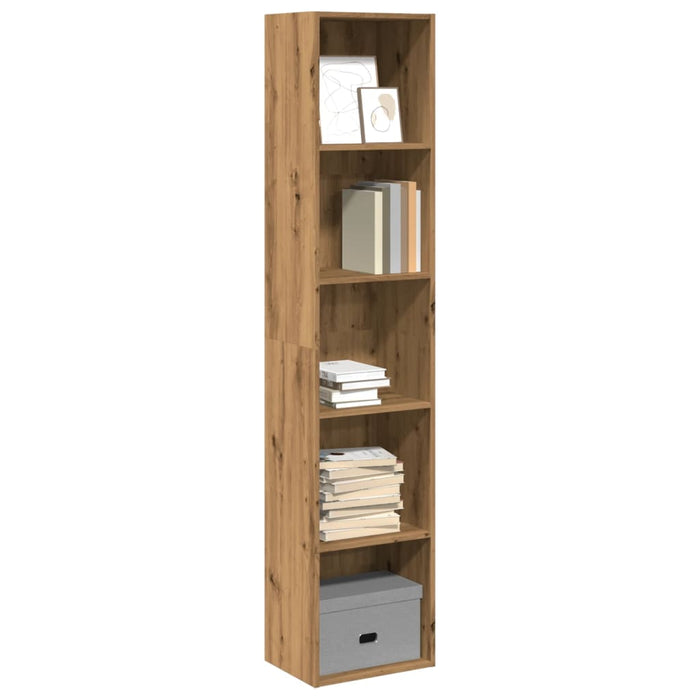 Bibliotecă, stejar artizanal, 40x30x189 cm, lemn prelucrat - WALTI WALTI