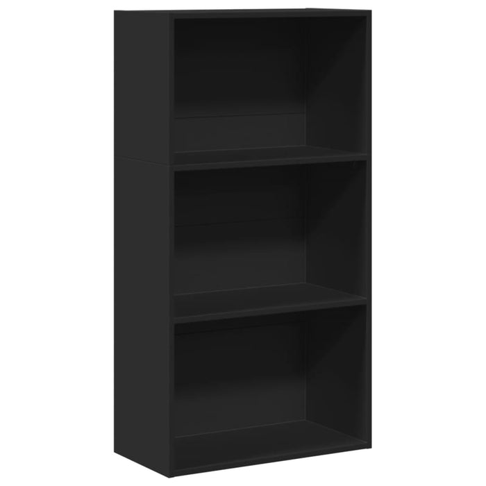 Bibliotecă, negru, 60x30x114 cm, lemn prelucrat - WALTI WALTI