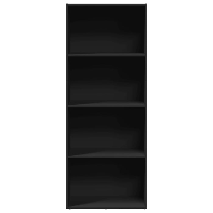 Bibliotecă, negru, 60x30x152 cm, lemn prelucrat - WALTI WALTI