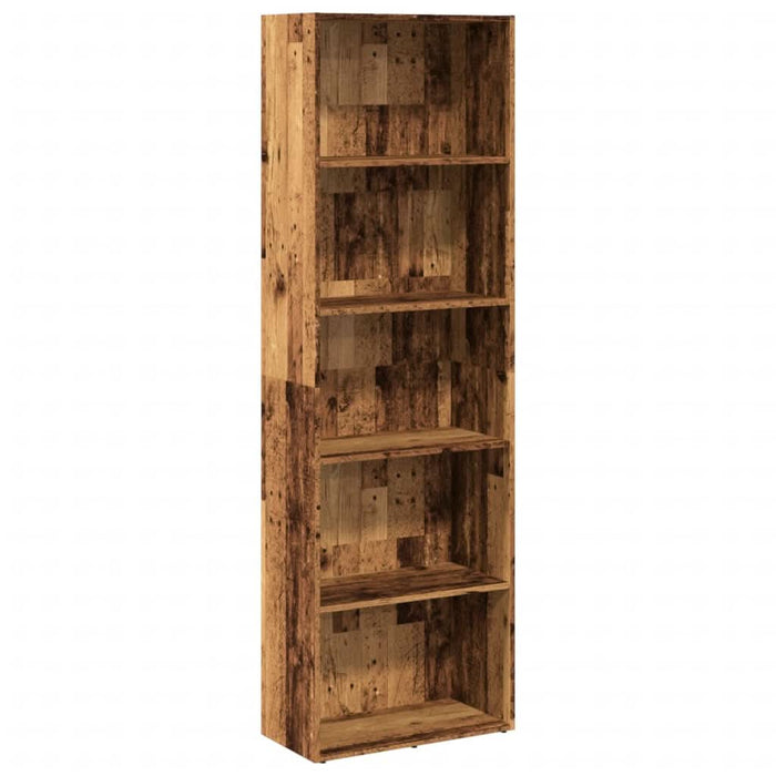 Bibliotecă, lemn vechi, 60x30x189 cm, lemn prelucrat - WALTI WALTI