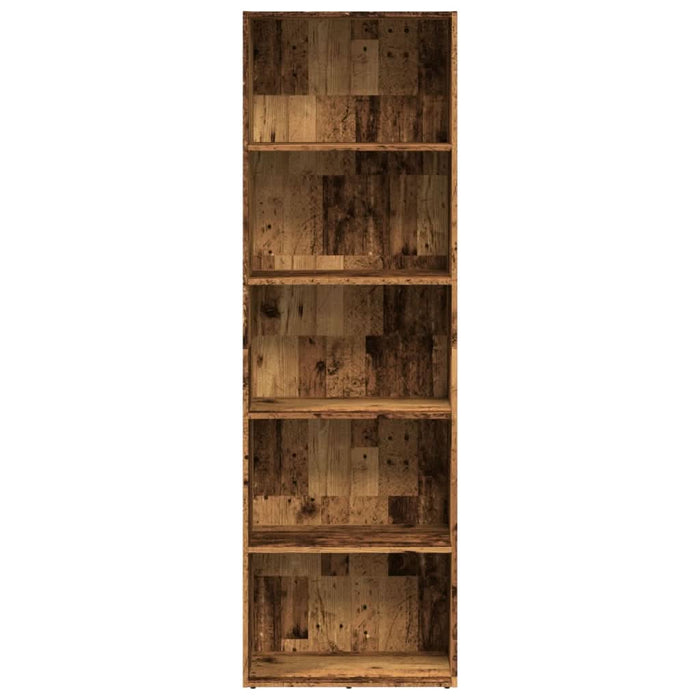 Bibliotecă, lemn vechi, 60x30x189 cm, lemn prelucrat - WALTI WALTI