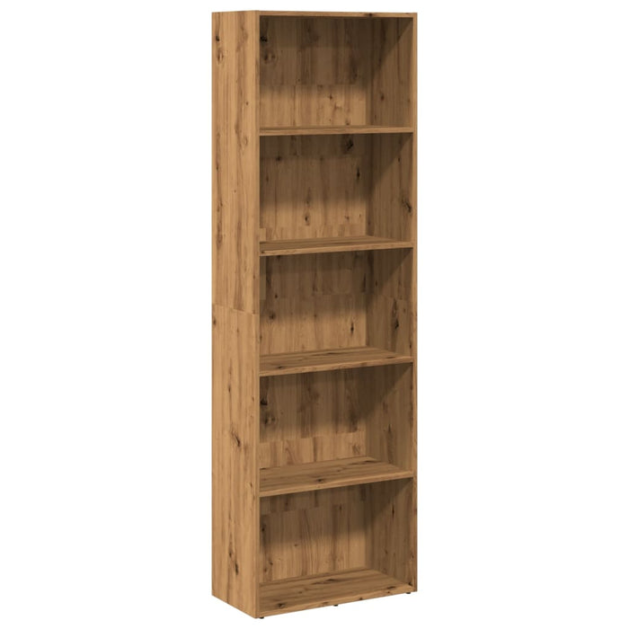 Bibliotecă, stejar artizanal, 60x30x189 cm, lemn prelucrat - WALTI WALTI