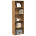 Bibliotecă, stejar artizanal, 60x30x189 cm, lemn prelucrat - WALTI WALTI