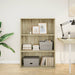 Bibliotecă, stejar sonoma, 80x30x114 cm, lemn prelucrat - WALTI WALTI