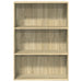 Bibliotecă, stejar sonoma, 80x30x114 cm, lemn prelucrat - WALTI WALTI
